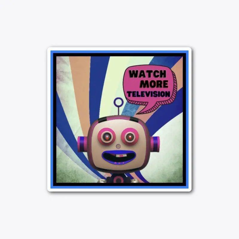 Watch More TV Sticker